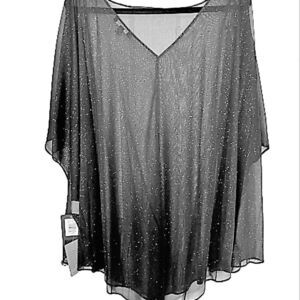 MARINA Illusion Evening Poncho Sz Large NWT